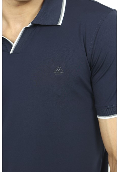 Men's Dark Blue Polo Shirt