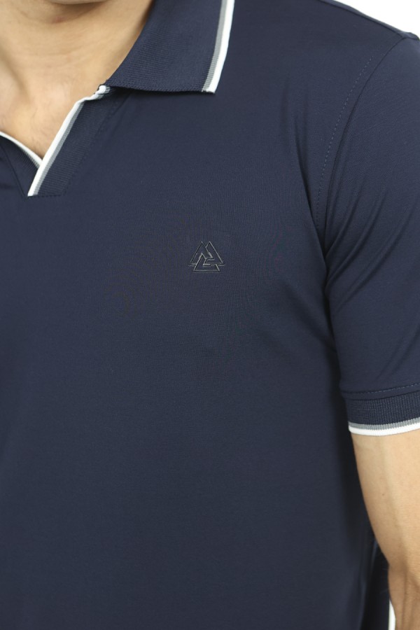 Men's Dark Blue Polo Shirt