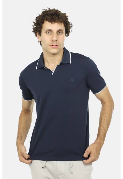 Men's Dark Blue Polo Shirt