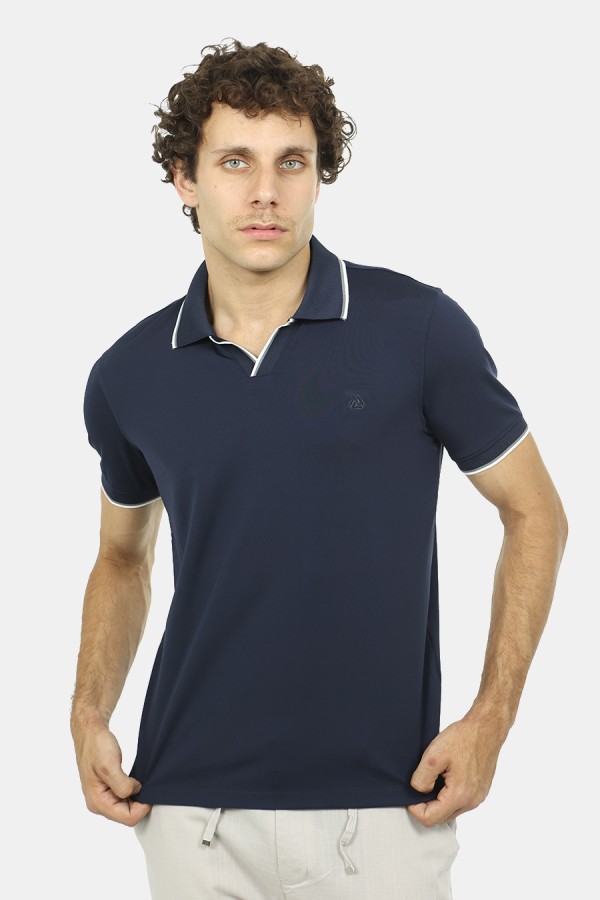 Men's Dark Blue Polo Shirt