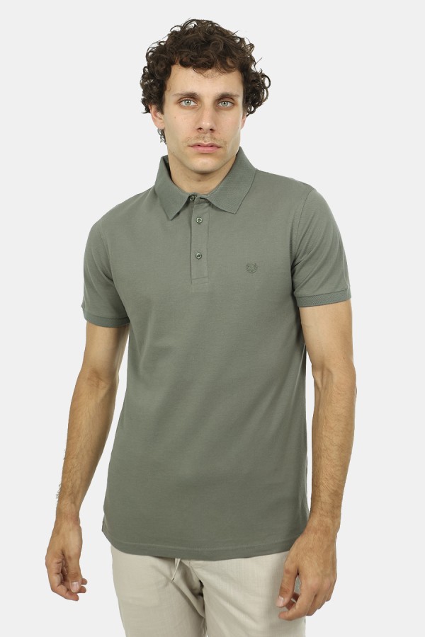 Men khaki t-shirt