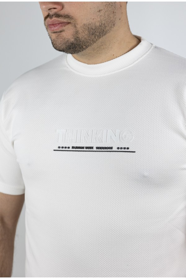 Ανδρική Off white Μπλούζα