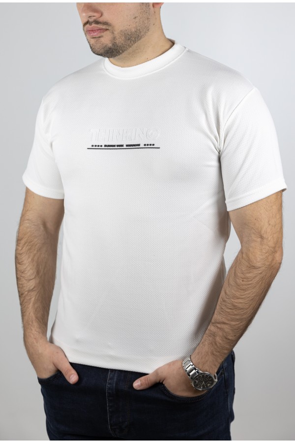 Ανδρική Off white Μπλούζα