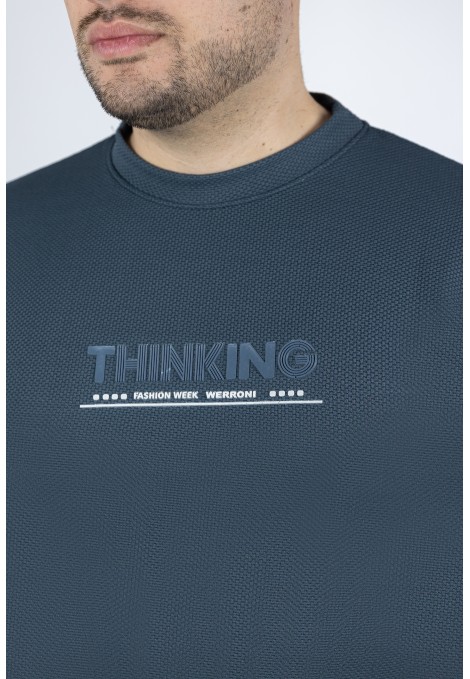 Ανδρική Πετρόλ Μπλούζα