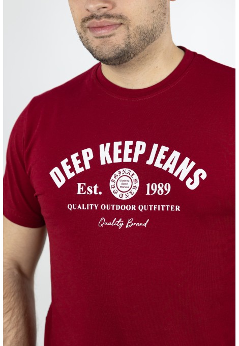 Ανδρική Μπορντό Μπλούζα