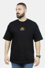 ONE PIECE Men's Black Oversize T-shirt