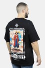 ONE PIECE Men's Black Oversize T-shirt
