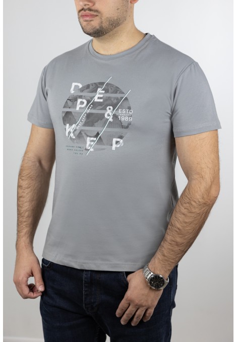 Ανδρική Γκρι Μπλούζα