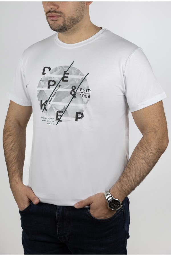 Ανδρική Λεύκη Μπλούζα