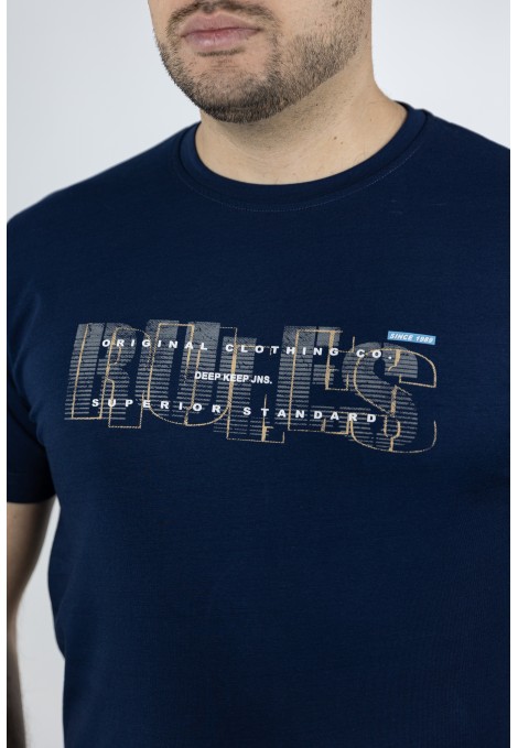 Ανδρική Σκούρο μπλε Μπλούζα