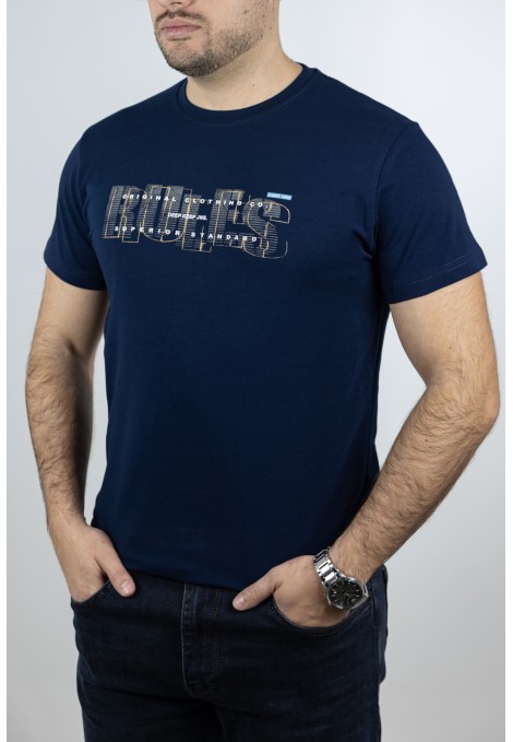 Ανδρική Σκούρο μπλε Μπλούζα