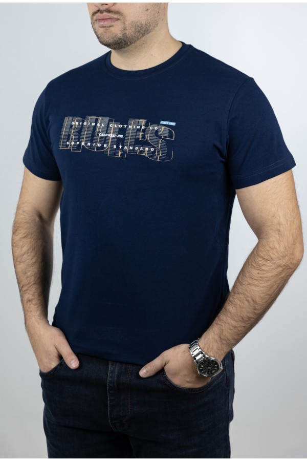 Ανδρική Σκούρο μπλε Μπλούζα