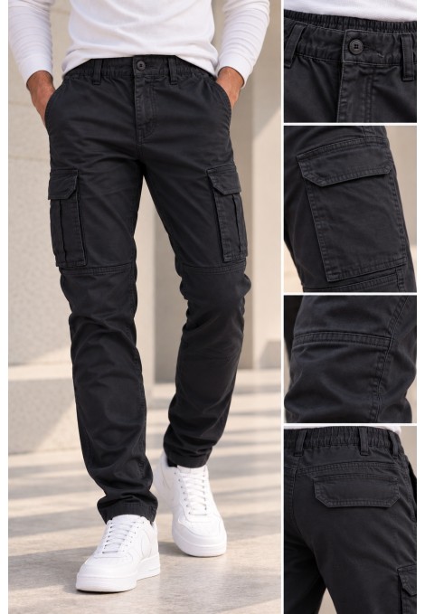 Men's anthracite grey pants