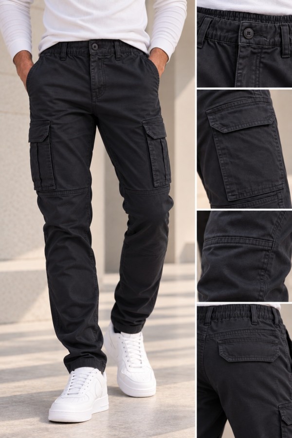 Men's anthracite grey pants