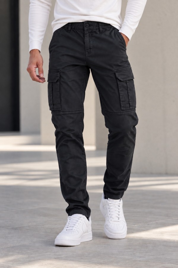 Men's anthracite grey pants