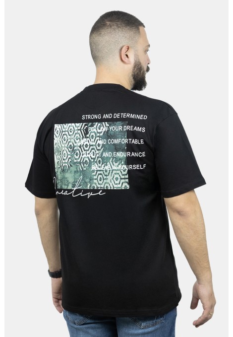 Αvδρική Μαύρη Μπλούζα Oversize