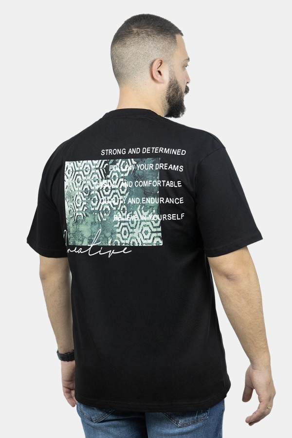 Αvδρική Μαύρη Μπλούζα Oversize