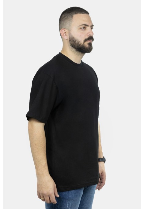 Ανδρική Μαύρη Μπλούζα Oversize 