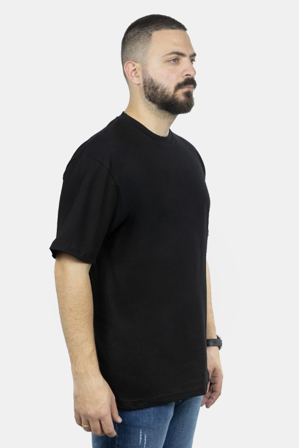 Ανδρική Μαύρη Μπλούζα Oversize 