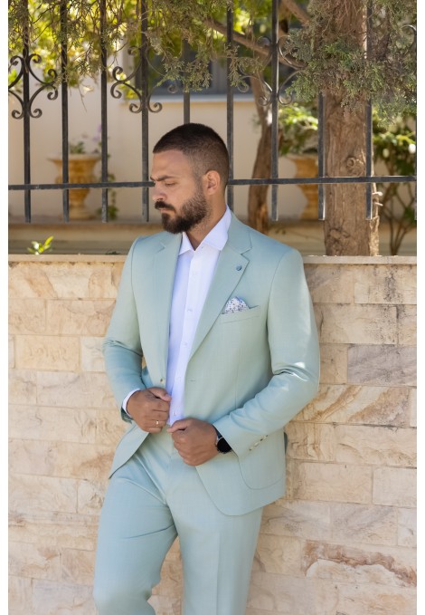 Men's Summer Suit in Veraman-Mixed Wool