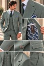 Ανδρικό πράσινο Κοστούμι-luxury formal