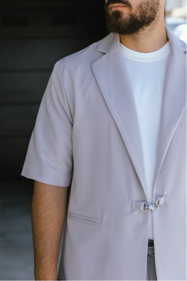 Ανδρικό Γκρι Σακάκι Relaxed Tailoring