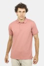Men pink polo t-shirt