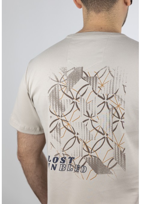 Ανδρική Εκρού Μπλούζα