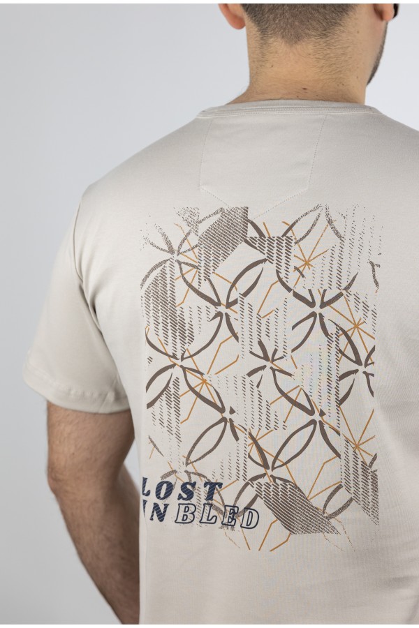 Ανδρική Εκρού Μπλούζα