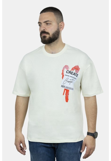 Men's Yellow Oversize T-shirt