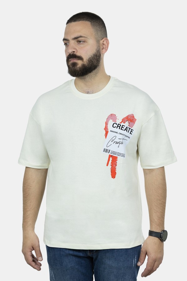 Men's Yellow Oversize T-shirt