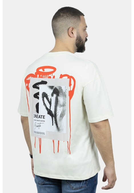 Men's Yellow Oversize T-shirt