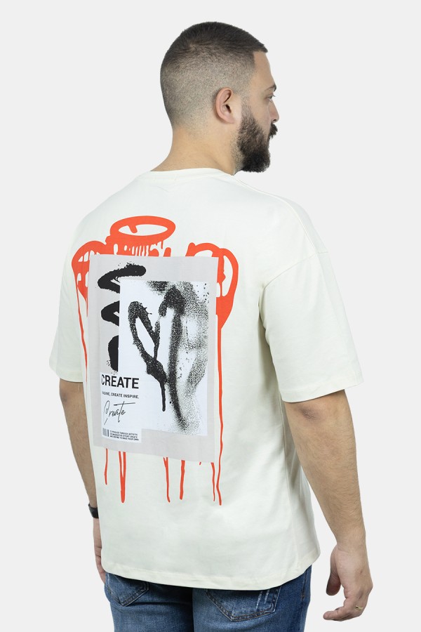 Men's Yellow Oversize T-shirt