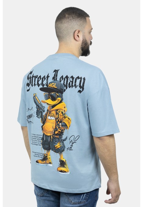 Men's Aqua Oversize T-shirt