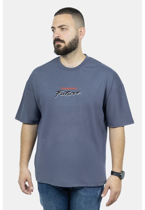 Men's Grey Oversize T-shirt