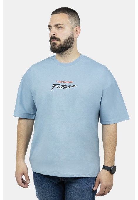 Men's Aqua Oversize T-shirt