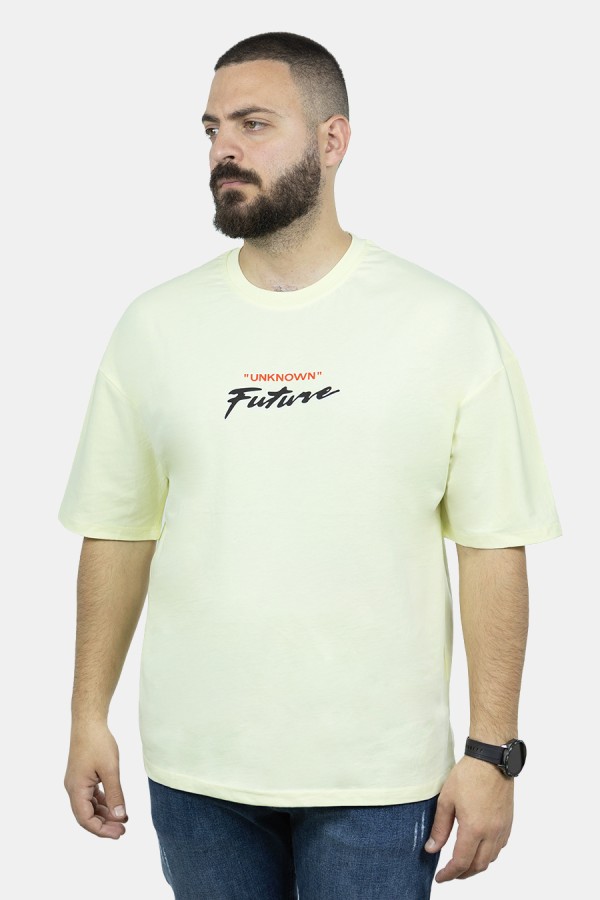 Men's Yellow Oversize T-shirt