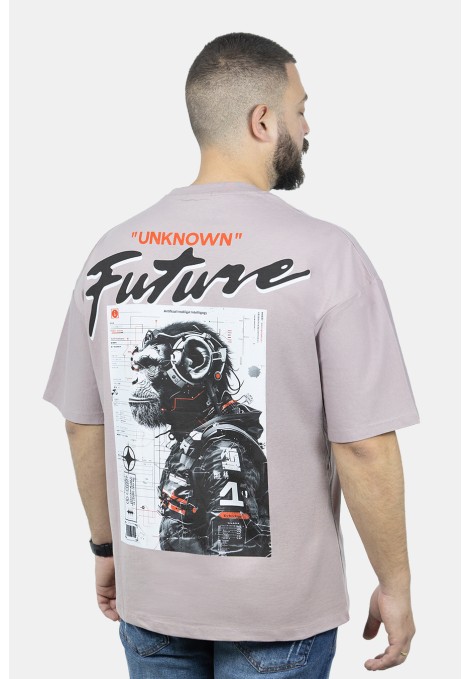 Men's Lilac Oversize T-shirt