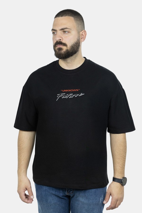 Men's Black Oversize T-shirt