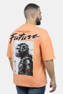 Men's Orange Oversize T-shirt 