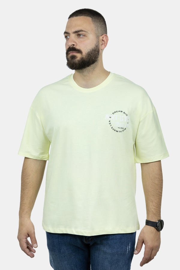 Men's Yellow Oversize T-shirt
