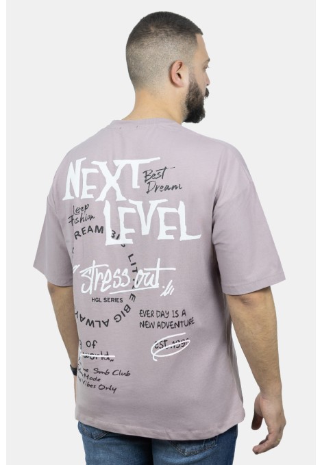Lilac Men's Oversize T-shirt