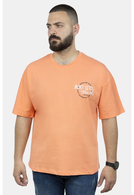 Men's Orange Oversize T-shirt