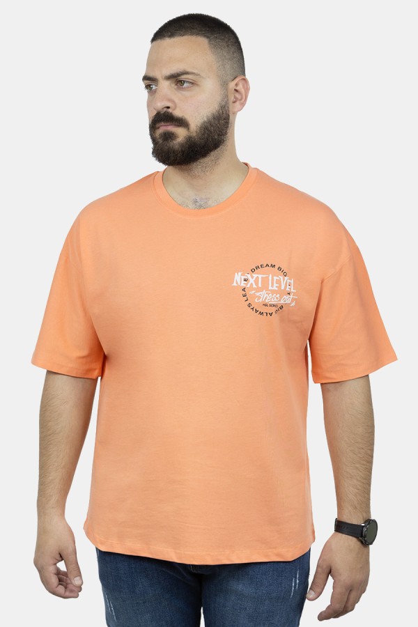Men's Orange Oversize T-shirt