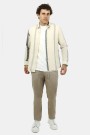Men dark beige pants