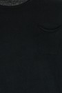 Μαυρη Πλεκτη Μπλουζα με Τσεπακι (W182175)