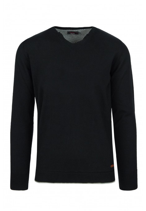 Black Knitted T-shirt (W183126)