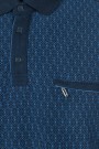 La pupa blue printed polo t-shirt  (w192043)