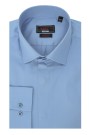 La pupa sky blue 100% cotton plain shirt slim fit (w192055)