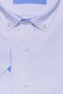White Plain Shirt with Textured Weave and Pocket (W20101)